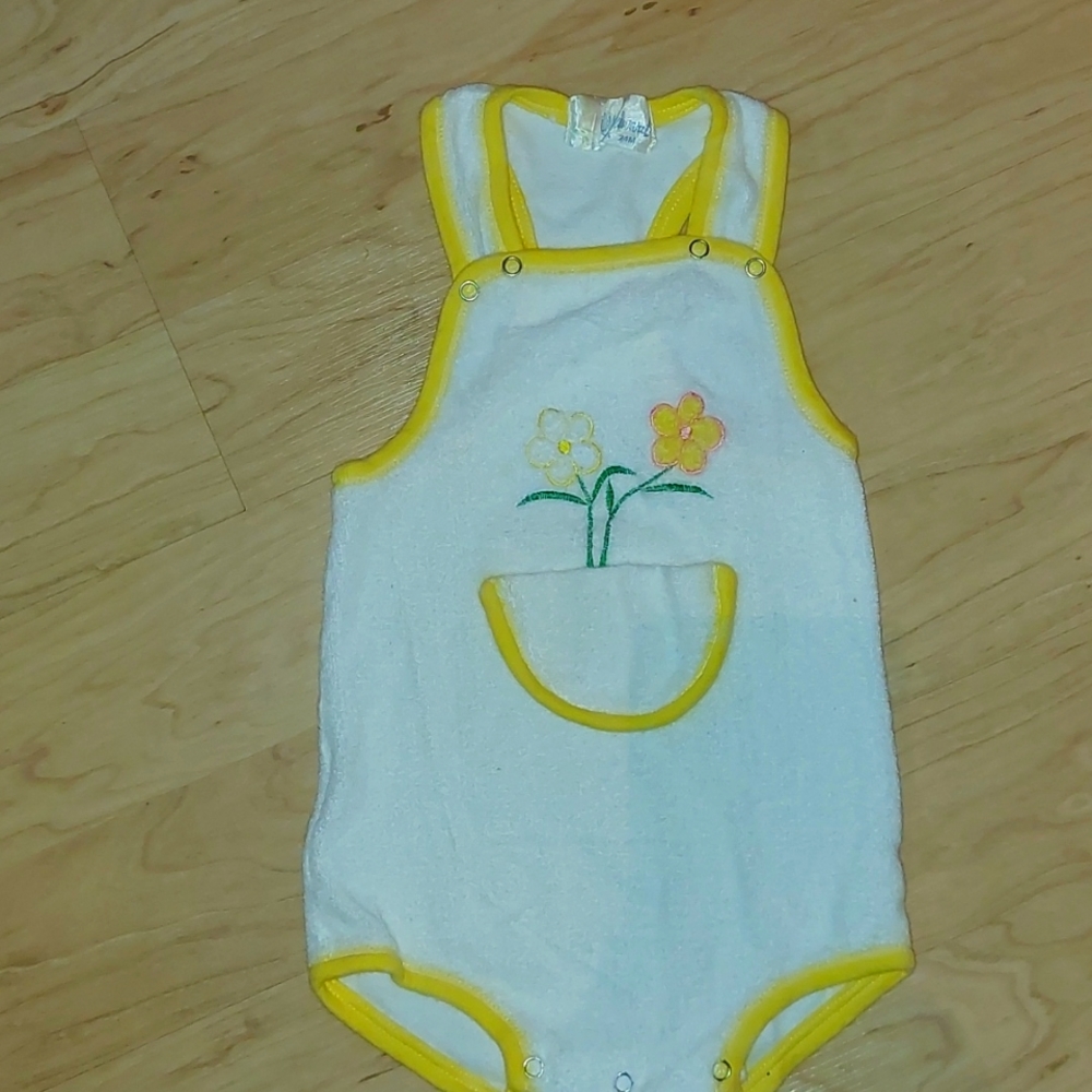 Vtg "Woodwards" Toddler Summer Romper size 24 months